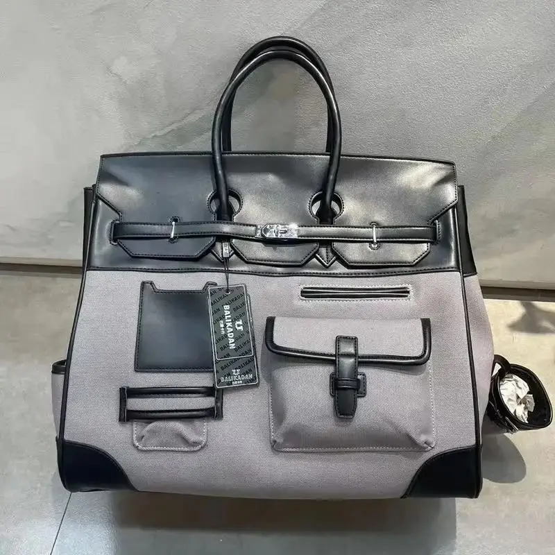 Sac Urban Executive Gris & Noir – Grand Format