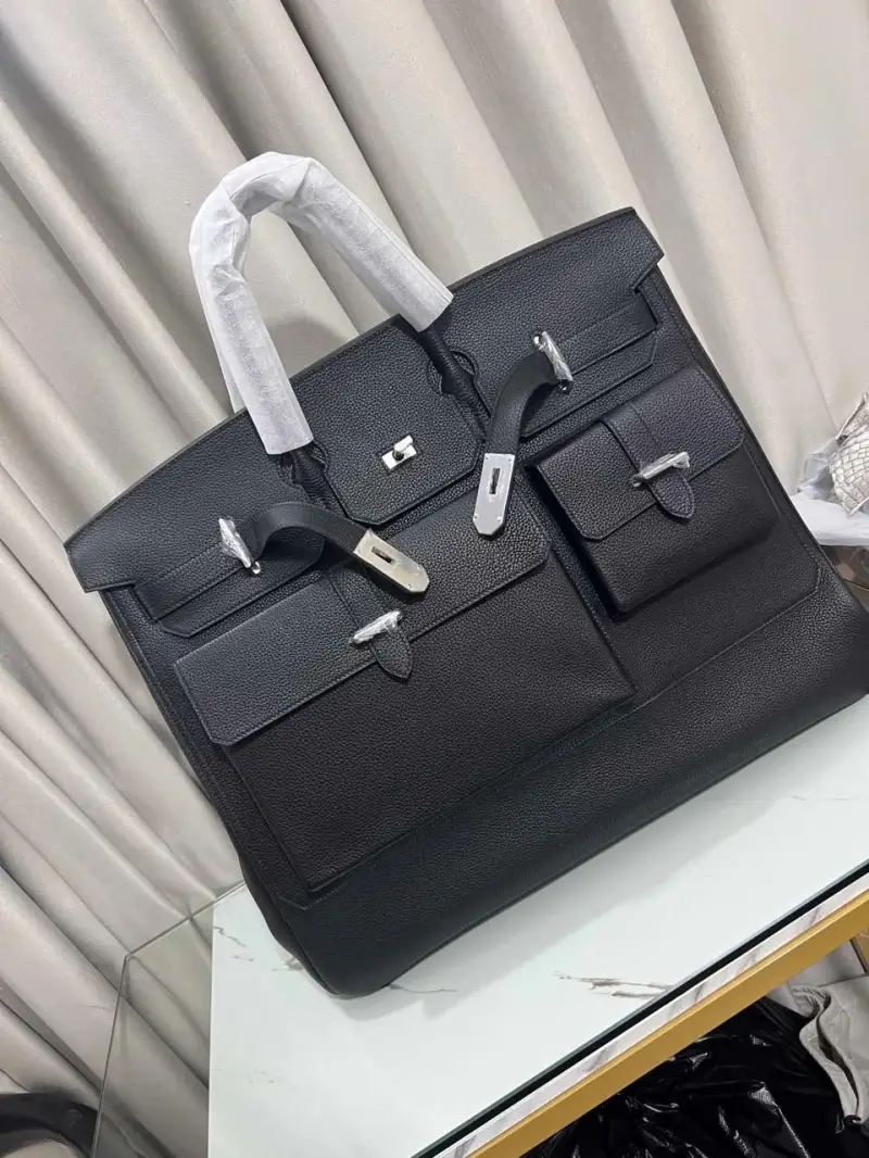 Sac Executive Classique Noir – Grand Format Multi-Poches