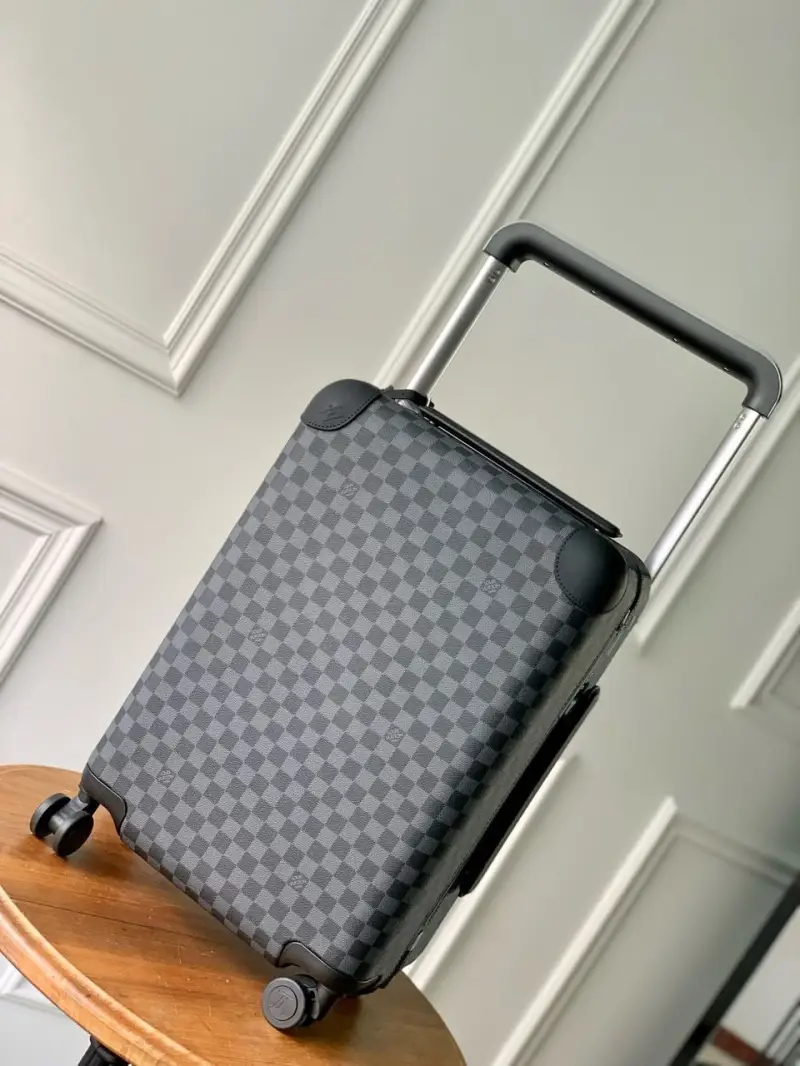 Valise Damier Patchwork Graphite – Cabine Premium