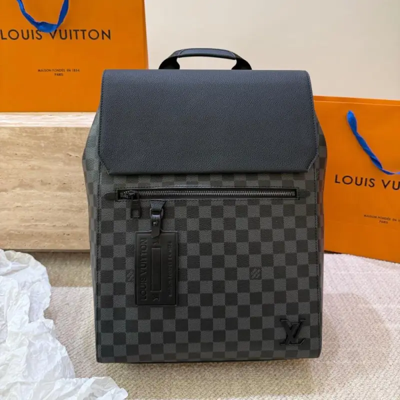 Sac à Dos Damier Executive – Rabat Structuré