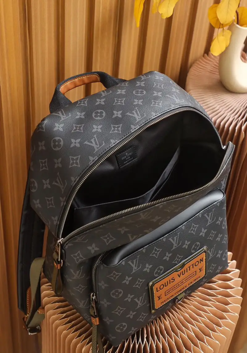 Sac à Dos Monogramme Explorer Noir – Grand Format Premium