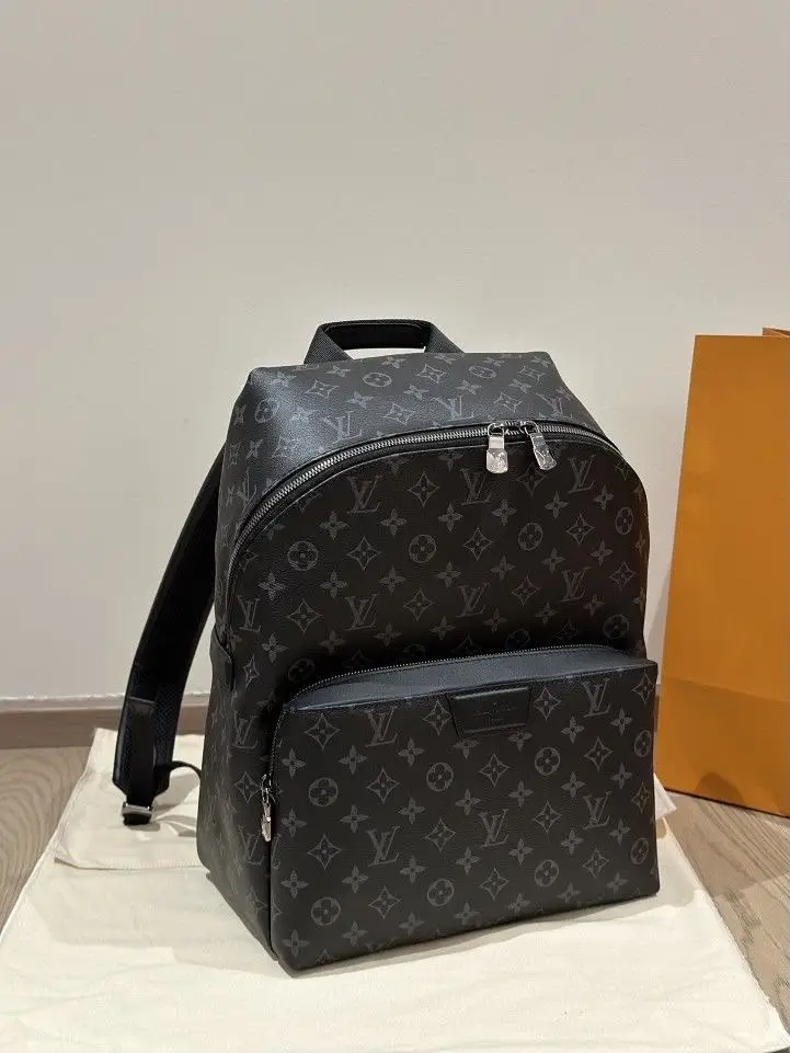Sac à Dos Monogramme Noir – Grand Format Premium