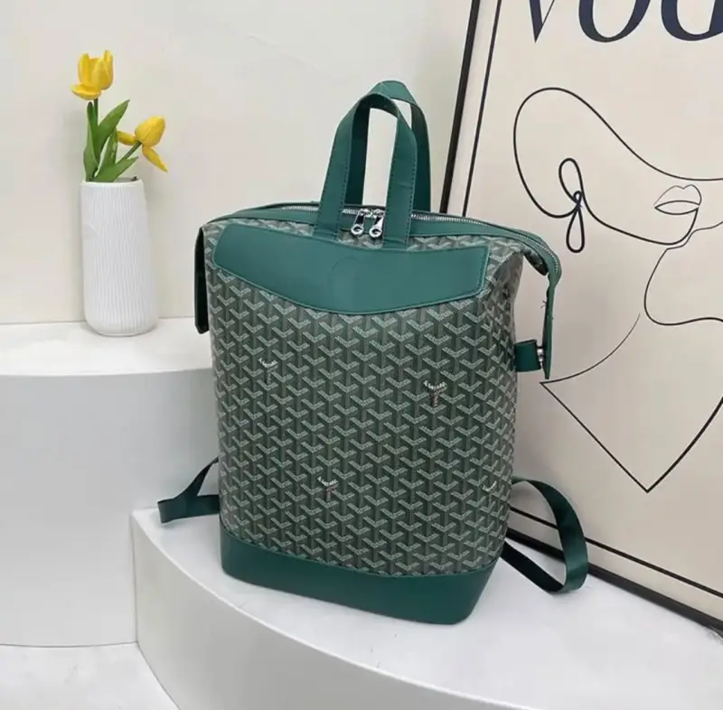 Sac à Dos Urban Green – Motif Géométrique Premium