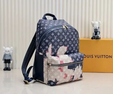 Sac à Dos Monogramme Noir Artistique – Style Original Premium