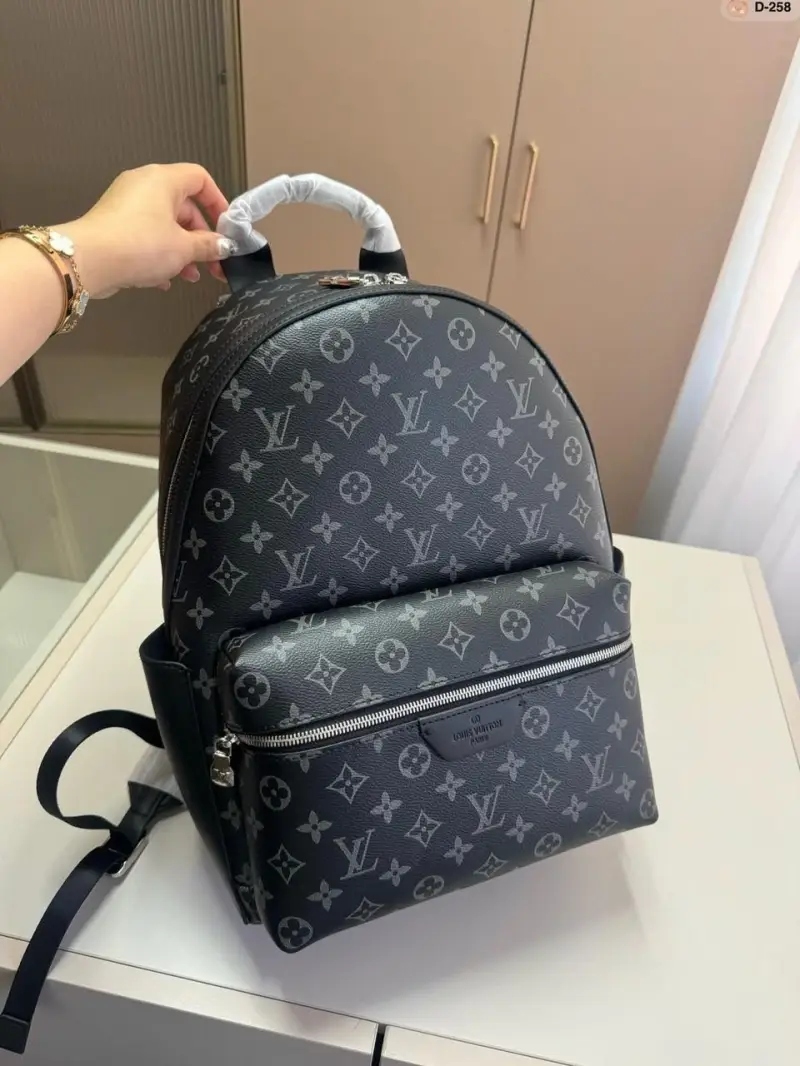 Sac à Dos Monogramme Noir – Format Urbain Premium
